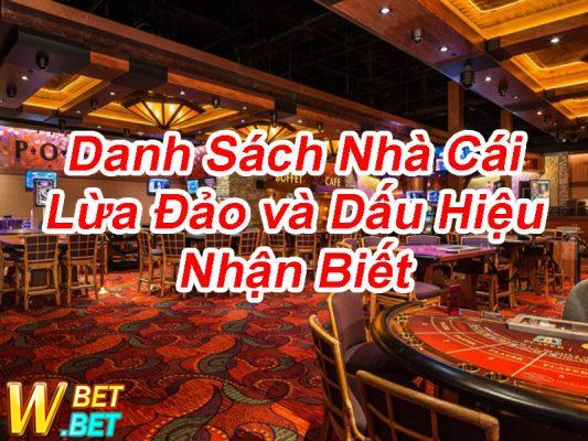 Danh sách Nhà Cái Lừa đảo