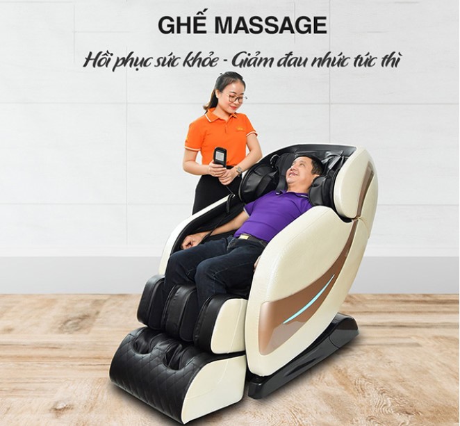 ghế massage nữ hoàng vương miện