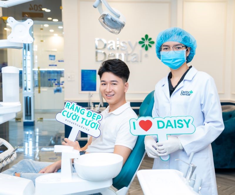 Nha khoa DAISY là địa chỉ bọc răng sứ uy tín được nhiều khách hàng tin tưởng lựa chọn. 