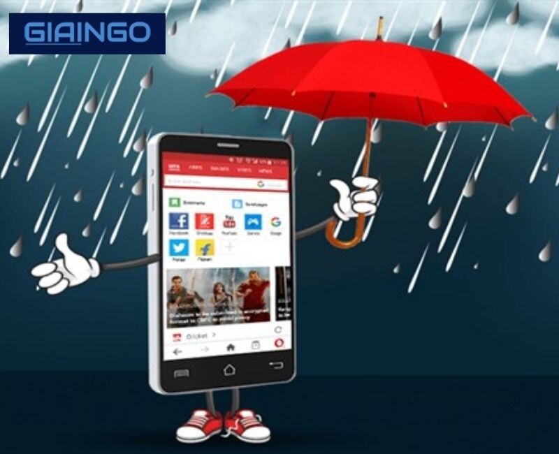 Cách bảo vệ điện thoại của bạn dưới trời mưa