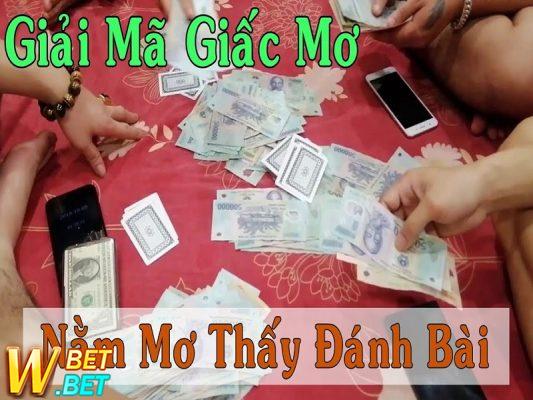 giấc mơ thấy đánh bài